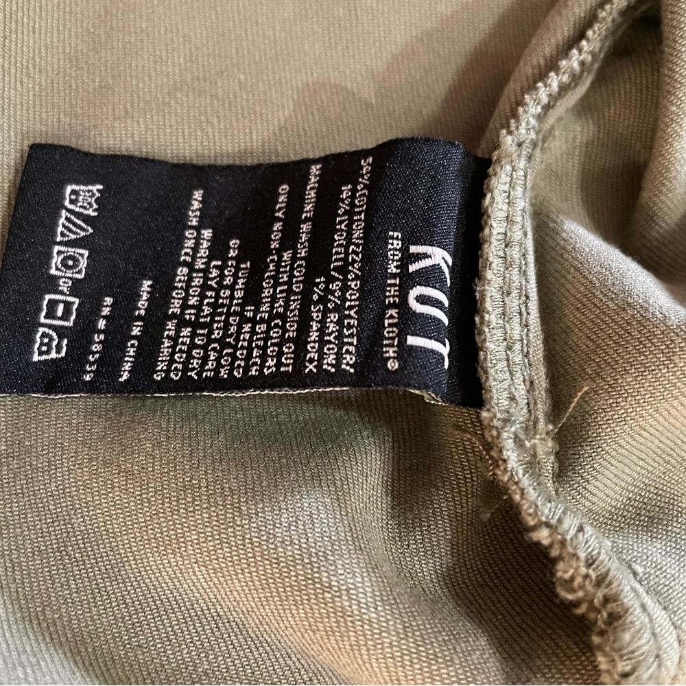Kut from the Kloth Sage Green Utility Jacket - Picture 8 of 10